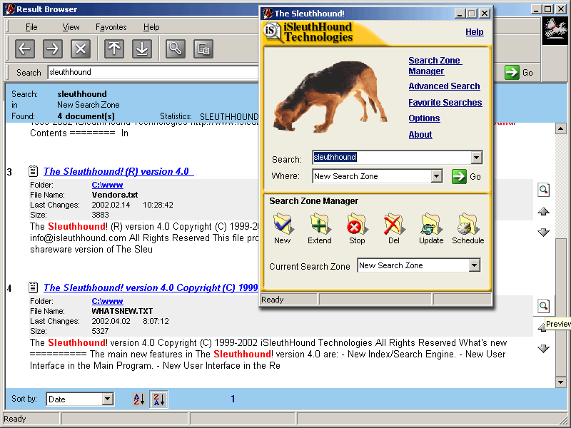 The Sleuthhound Screenshot